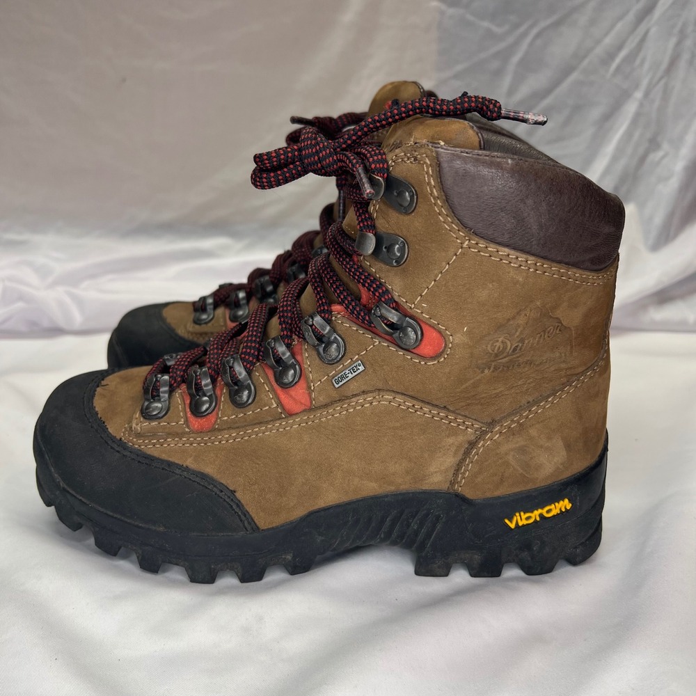 Danner Expedition GTX 6 Hiking Boots Womens 6 Brown Red Leather Gore-Tex 43752 - Picture 3 of 12